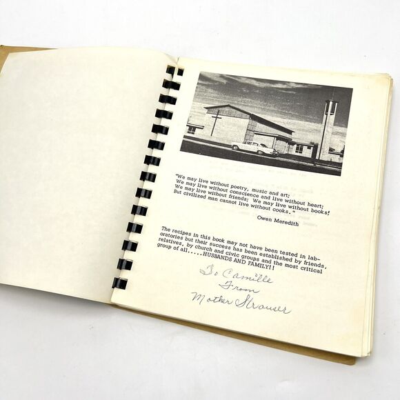 Vintage 60s Community Cookbook Immanuel Lutheran Church Recipes Greenfield Iowa - Picture 6 of 9
